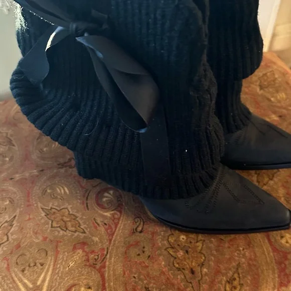 Jeffrey Campbell x Free People Understated Leather Center Stage Ballet Boots - Picture 7 of 10